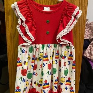 Back to school dress - 5T/6T
